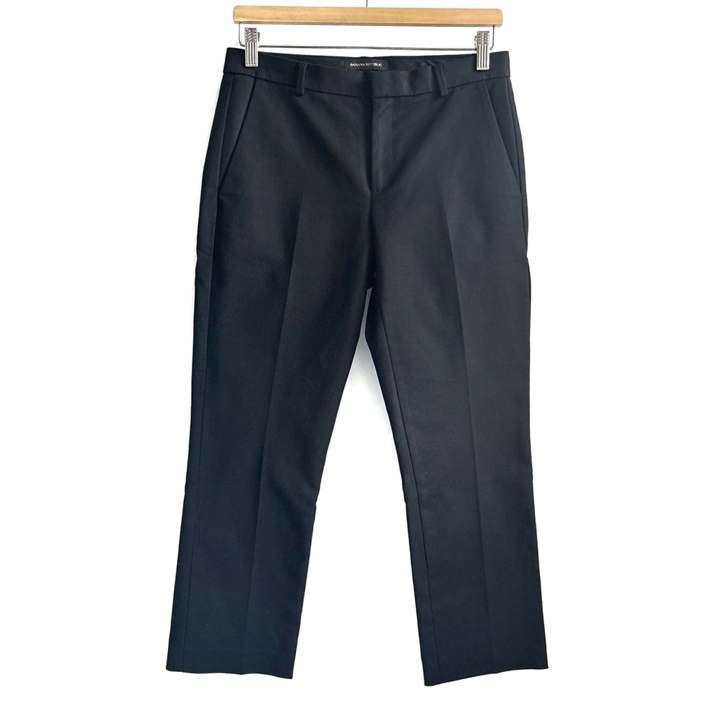 Banana Republic Ankle Cropped Black Pants Size 4
